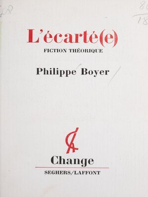 cover image of L'écarté(e)